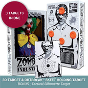 Zombie Industries Reactive Targets - 3D Reactive Shooting Target #style_wiggles-the-wicked