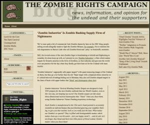 Zombie Industries' is a "Zombie Bashing Supply Firm of Nightmares..." Really???