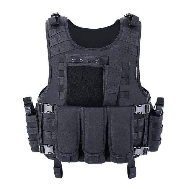 airsoft gear black Lightweight Tactical Vest – Zombie Industries