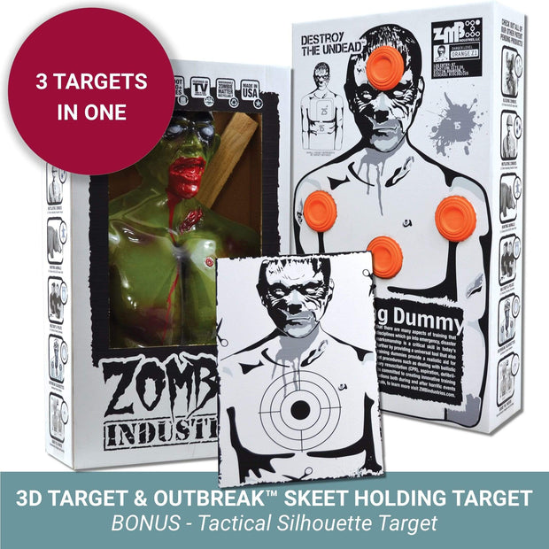 Zombie Industries Bleeding Targets - 3D Interactive Shooting Targets 
