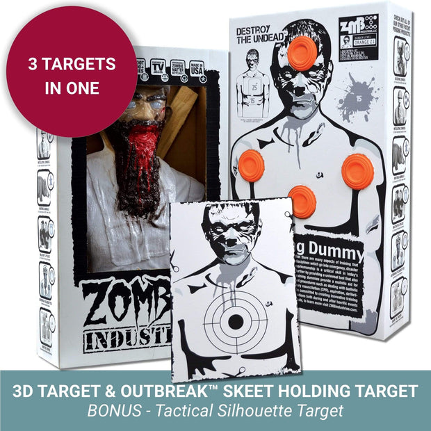 Zombie Industries Bleeding Targets - 3D Interactive Shooting Targets 