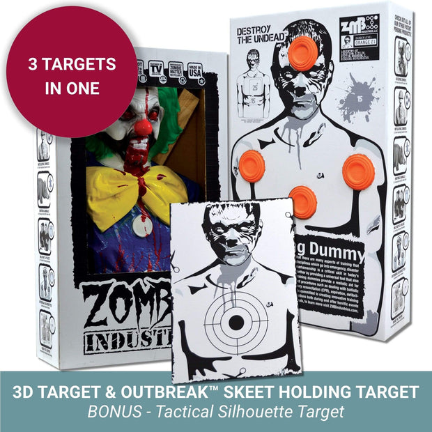 Zombie Industries Reactive Targets - 3D Reactive Shooting Target 